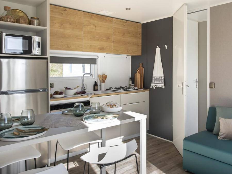 Camping Rcn Belledonne - Chalet 4 personnes - Buissonnière in Le Bourg-d'Oisans, Parc national des Écrins