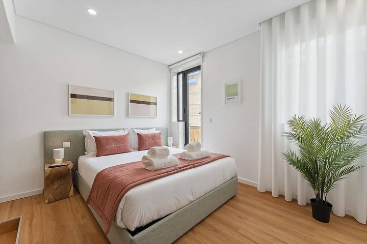 Apartamento de férias para 2 pessoas, adaptado a crianças em Ramalde