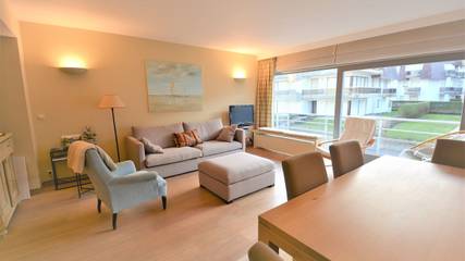 Gîte pour 4 personnes, avec balcon dans Duinbergen