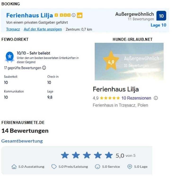 Ferienhaus Lilja mit Garten, Kamin und Pool in Trzęsacz, Powiat gryficki