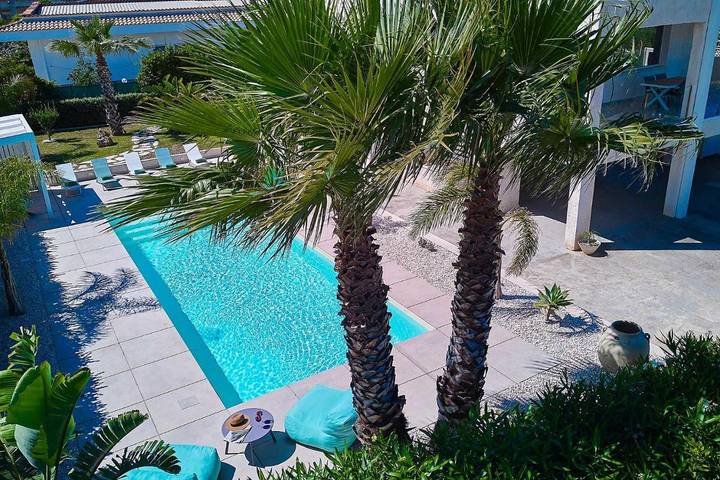 Villa per 6 persone, con panorama e giardino in Alcamo Marina