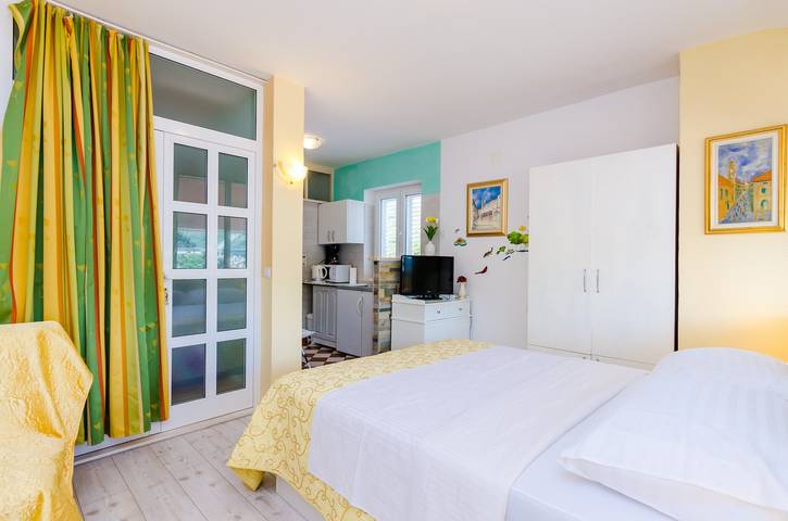 Studio für 3 Personen, mit Balkon und Meerblick in Dubrovnik - 4