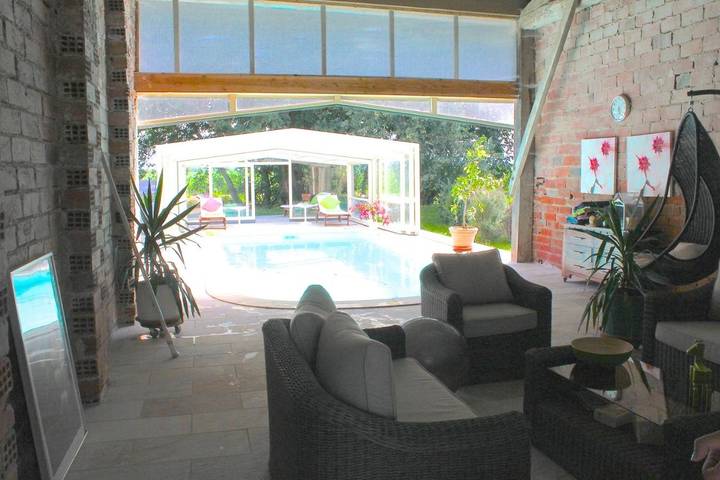 Location de vacances pour 2 personnes, avec terrasse ainsi que jardin et piscine à Mazères - 2