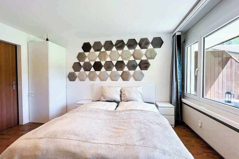 Ganze Wohnung, Panorama Wohnung für 2 nahe Zermatt in Täsch, Walliser Alpen