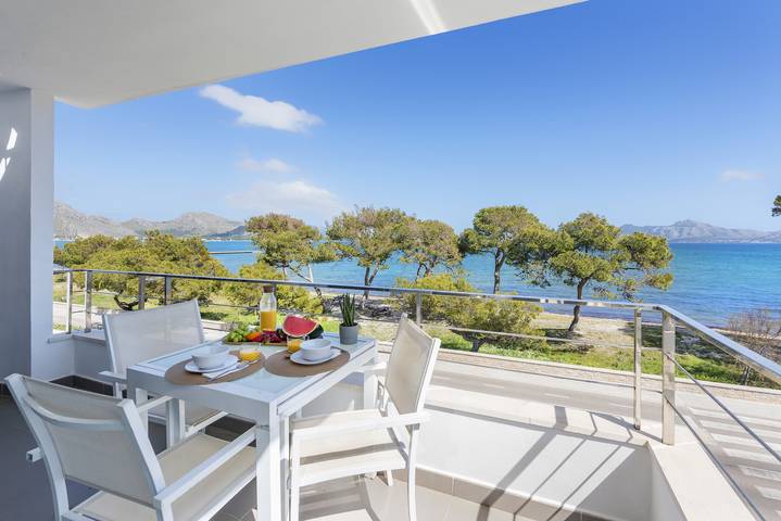 Ferienwohnung für 3 Personen, mit Balkon und Terrasse sowie Garten und Pool in Port de Pollença - 2