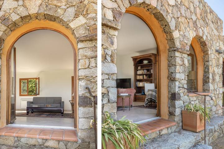 Maison Camellu – Propriété de charme au cœur des oliviers, vue mer in Calenzana, Region de Calvi
