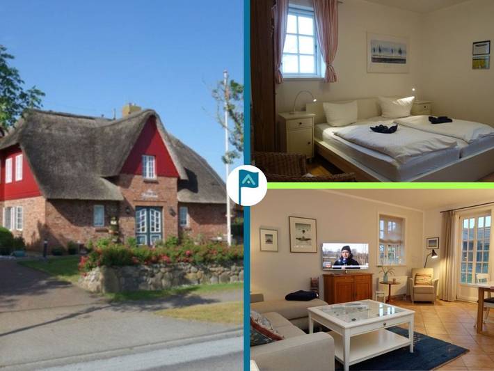 Ferienwohnung für 4 Personen, mit Terrasse und Garten, mit Haustier in Alkersum - 4