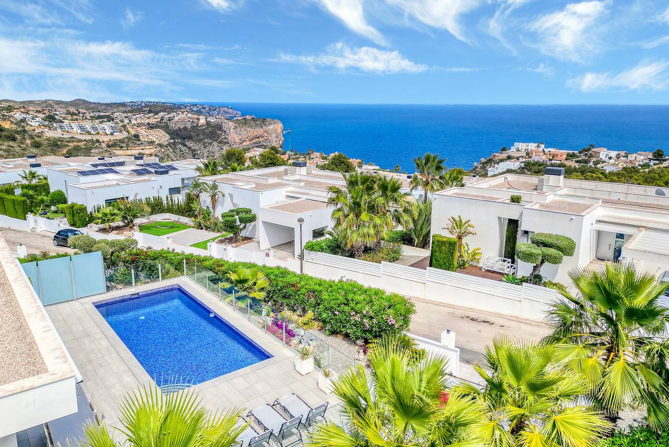 Villa "Modern Seaview" con piscina privada y Wi-Fi in Benitachell, Costa Blanca