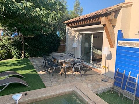 Gîte pour 8 personnes, avec piscine ainsi que jardin et balcon à Lecci - 3