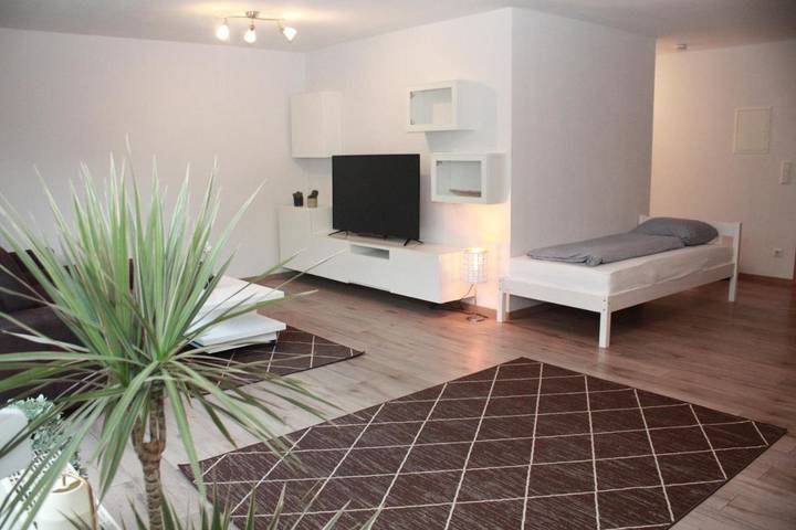 Ferienwohnung für 6 Personen, mit Balkon und Terrasse sowie Ausblick