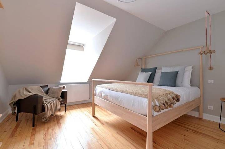 Gîte pour 8 personnes, avec Balcon ainsi que Jardin et Sauna à Masevaux - 3