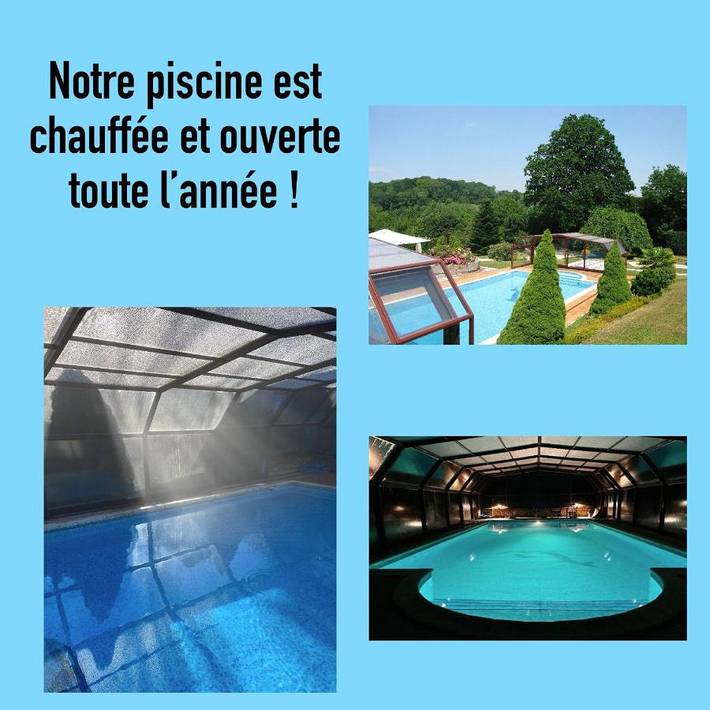 Location de vacances pour 11 personnes, avec piscine ainsi que vue et jardin, animaux acceptés à Fourneville - 2