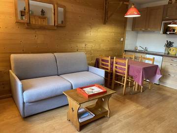 Gîte pour 4 personnes, avec terrasse à Huez