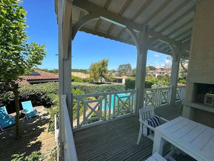 Villa pour 8 personnes, avec vue ainsi que jardin et piscine, animaux acceptés à Moliets-et-Maa - 2