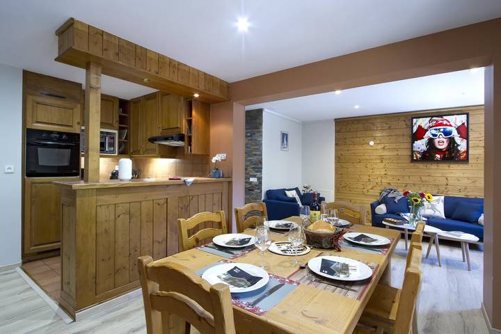 Chalet pour 6 personnes, avec balcon dans Les Deux Alpes