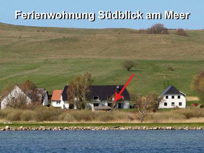 Ferienwohnung für 4 Personen, mit Terrasse und Seeblick, kinderfreundlich in Groß Zicker