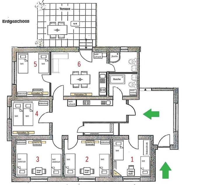 Ferienwohnung für 10 Personen, mit Terrasse, mit Haustier in Barsinghausen - 3