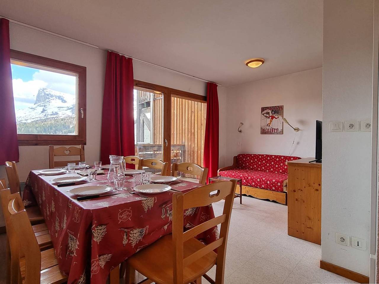 Appartement entier, Appartement 4 pièces, 8 pers, proche pistes, parking, casier à ski in Saint-Étienne-en-Dévoluy, Le Dévoluy