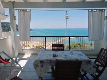 Gîte pour 4 personnes, avec terrasse à Peschici