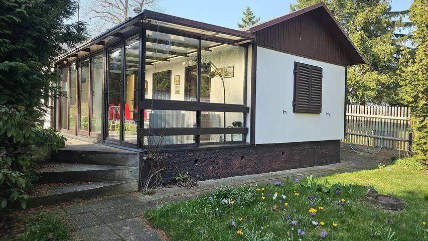 Ferienhaus für 2 Personen, mit Garten und Pool, mit Haustier in Müglitztal