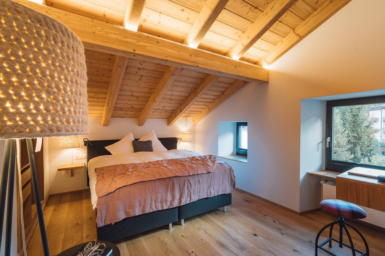Boutiquehotel Walliserkanne - Doppelzimmer in Grächen, Walliser Alpen