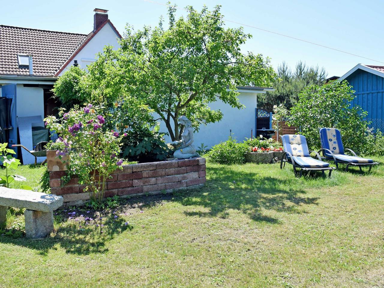 Ganze Ferienwohnung, Ferienwohnungen in Baabe beim Fischer und sin Fru! - 02 Ferienwohnung zum Vorgarten in Selliner See, Baabe