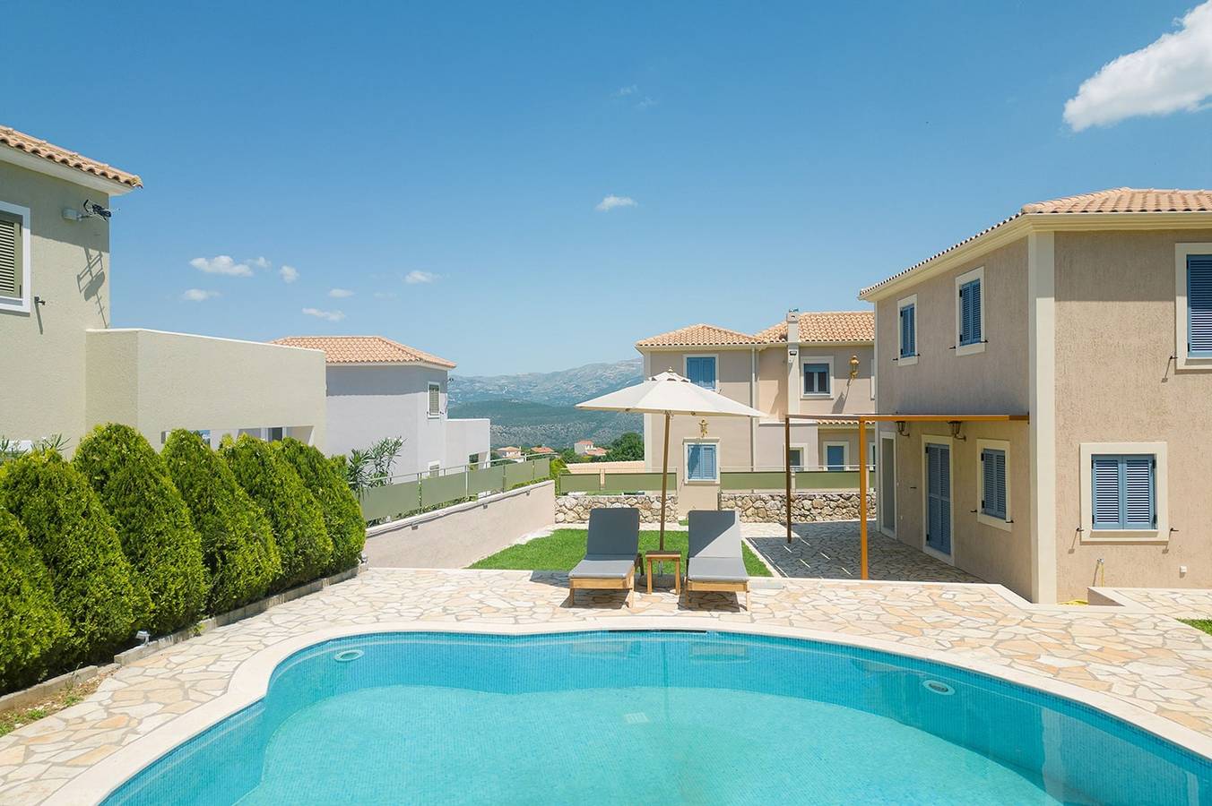 Villa Emelia with shared pool in Κεφαλονιά