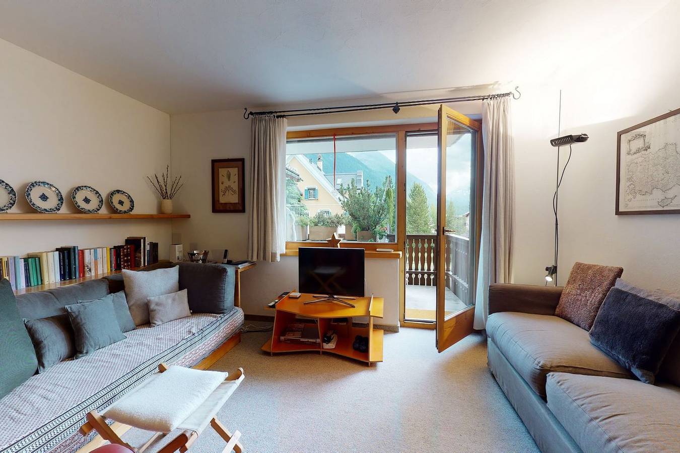 Ganze Wohnung, Apartment Pradè - 4.5-Zimmerwohnung mit Terrasse in Samedan, Sankt Moritz