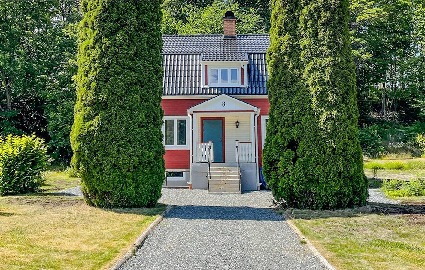 Ferienhaus für 4 Personen mit Terrasse in Västervik und Umgebung