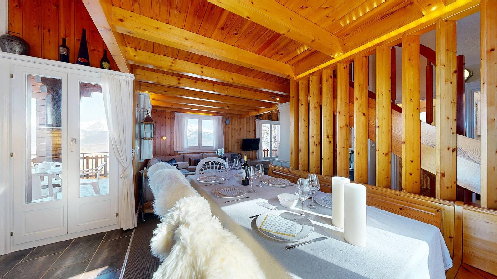 Chalet Sukoon Cosy & Mountain chalet 10 pers in Salins (Sion), Sion