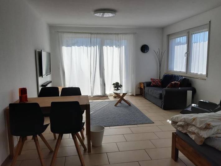 Ferienwohnung für 4 Personen, mit Terrasse und Sauna sowie Ausblick in Würzburg