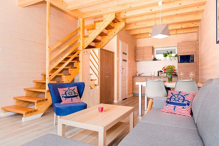 Chalet pour 8 personnes, avec terrasse en Pologne - 4