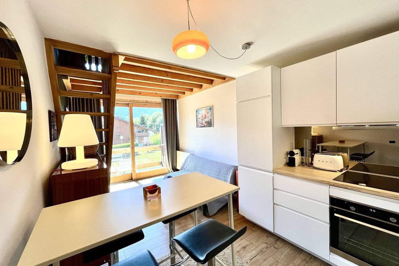 Apartamento entero, Apartamento de vacaciones para 6 personas con balcón in Megève, Pays du Mont-Blanc