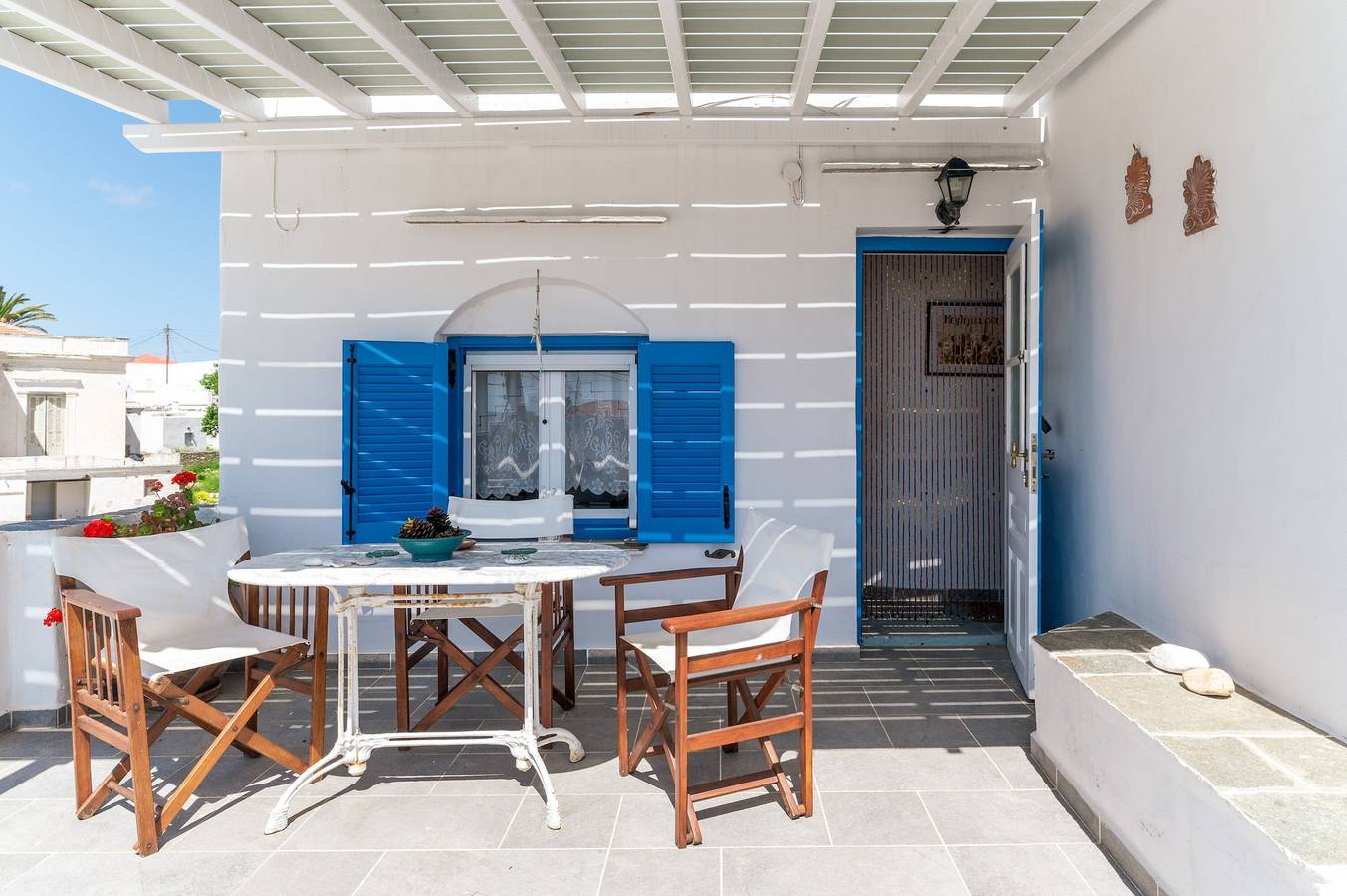 Casa de vacaciones 'Penny's House' con vistas a la montaña, Wi-Fi y aire acondicionado in Cícladas