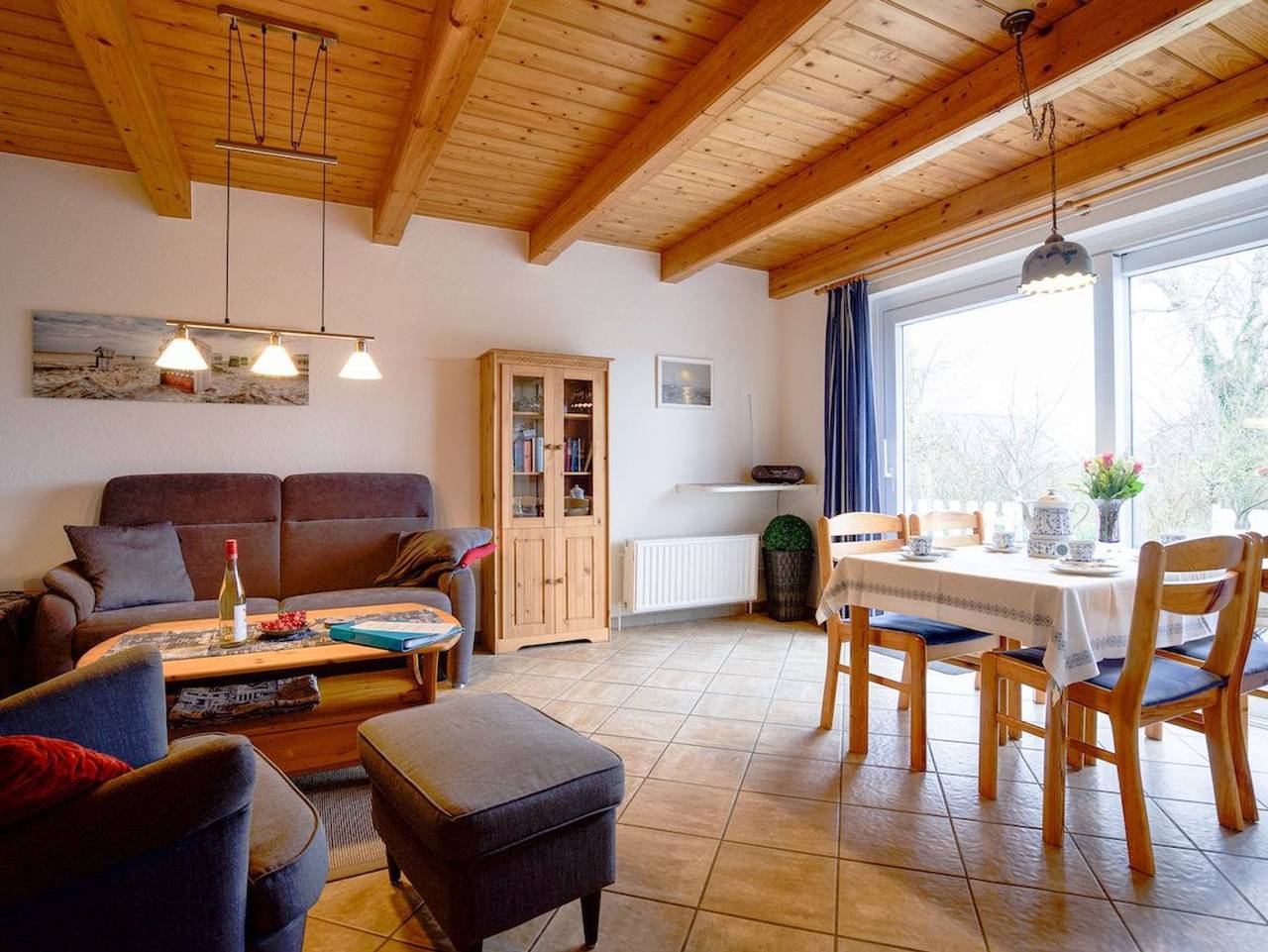 Ganze Ferienwohnung, Friesisches Ferienhaus - Lee in Nordstrand (Gemeinde), Nordseeküste