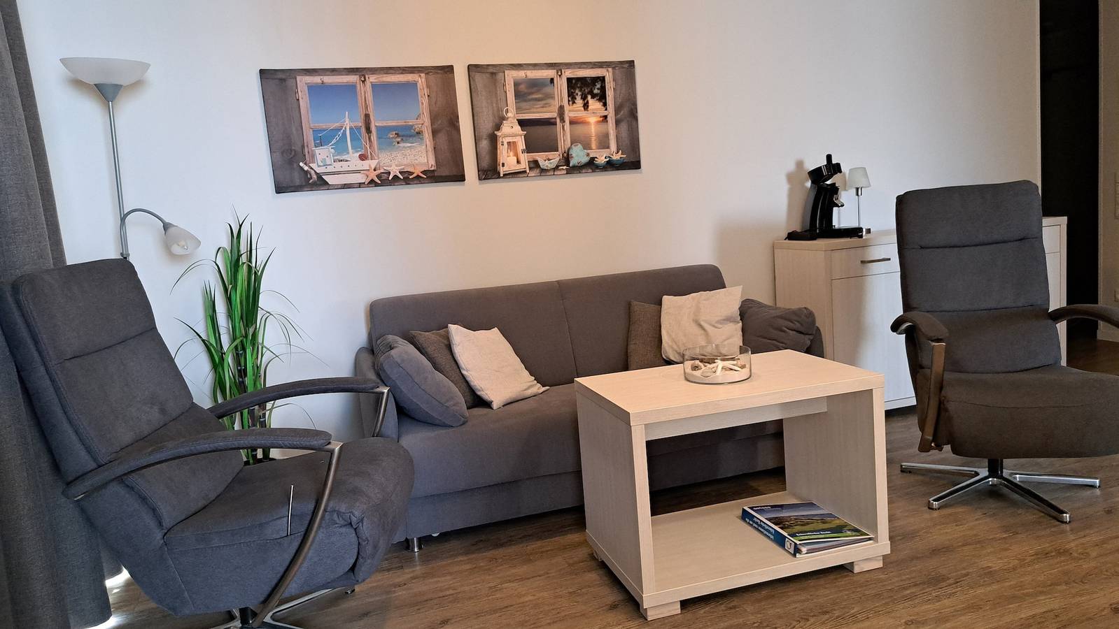 Ganze Ferienwohnung, Apartment 28, Blickrichtung Innenstadt/Binnenhafen in Eckernförde, Rendsburg-Eckernförde