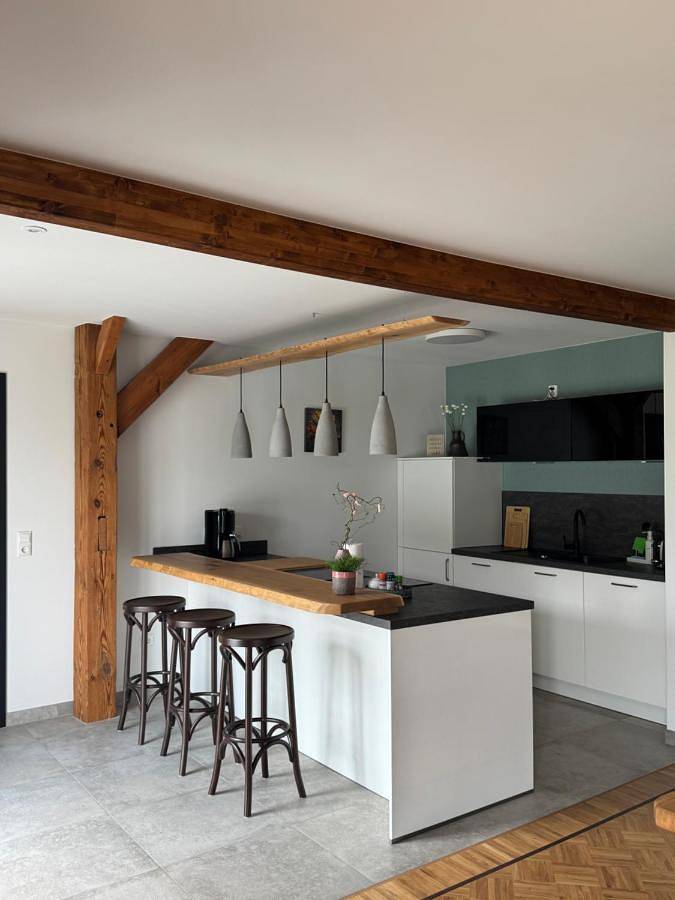 Ferienwohnung für 9 Personen, mit Balkon und Terrasse sowie Garten und Ausblick in Nordermeldorf - 4