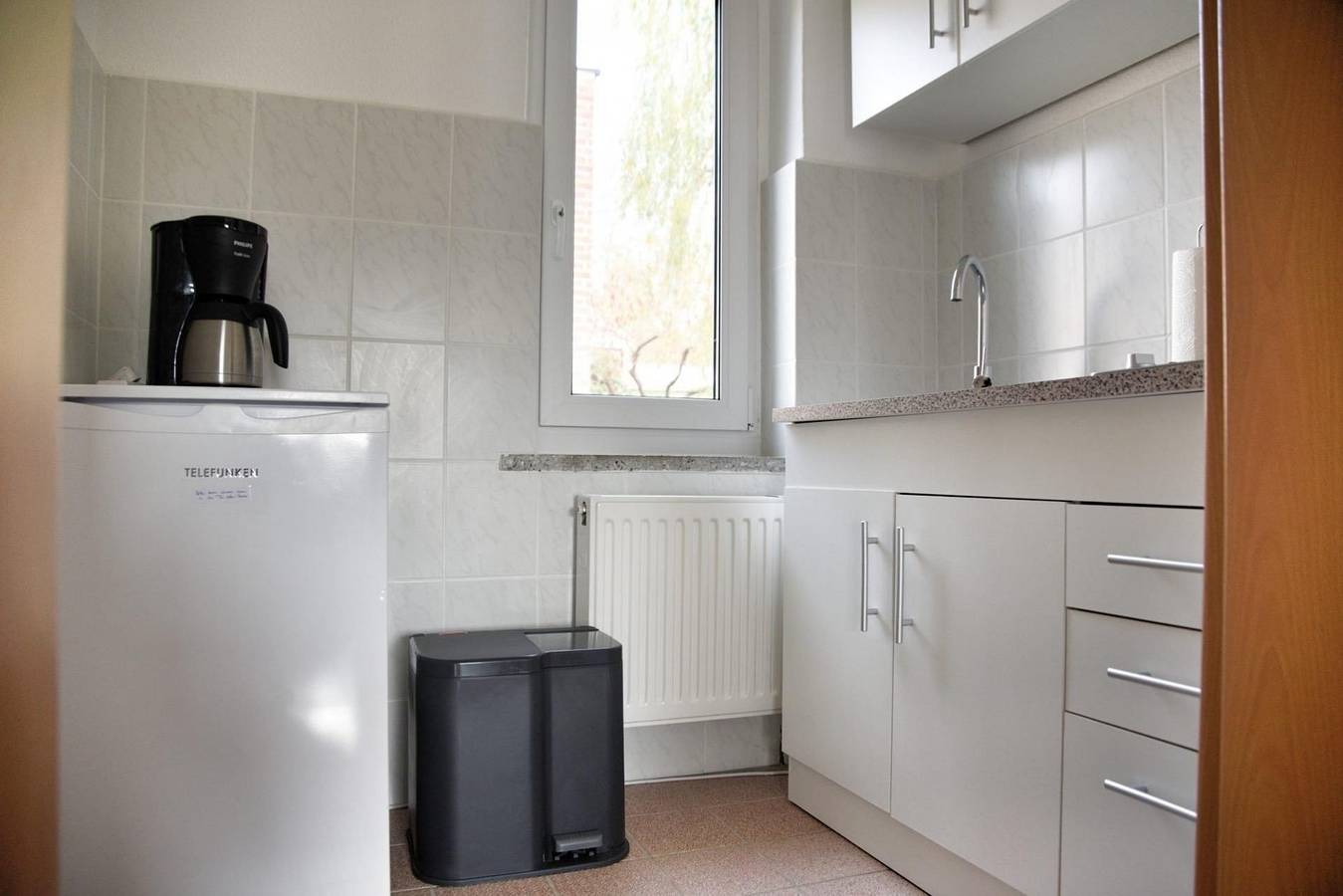 Cały apartament wypoczynkowy, Ferienwohnung Wasservogel – Ruhige, gut ausgestattete Ferienwohnung am Stettiner Haff in Ueckermünde, Vorpommern Greifswald