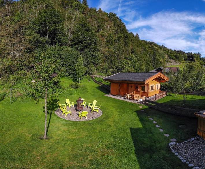 Chalet pour 2 personnes, avec jardin et vue - 1