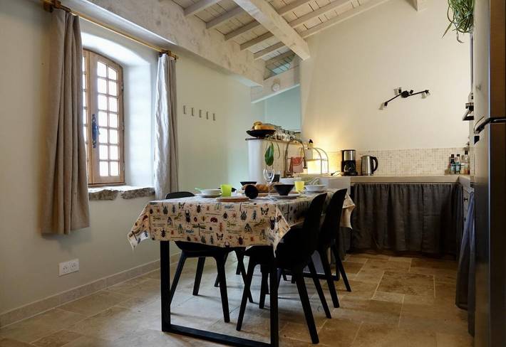 Riad pour 6 personnes, avec terrasse et vue ainsi que piscine et jardin à Revest-du-Bion - 3