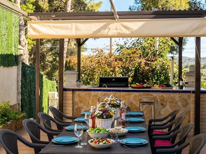 Chalet para 12 personas, con Balcón además de Terraza y Jardín en Garraf - 4