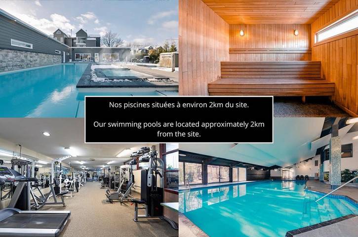 Gîte pour 4 personnes, avec balcon et piscine ainsi que vue et sauna à Beaupré - 3