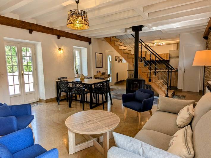 Gîte pour 6 personnes, avec terrasse à Villy-le-Moutier