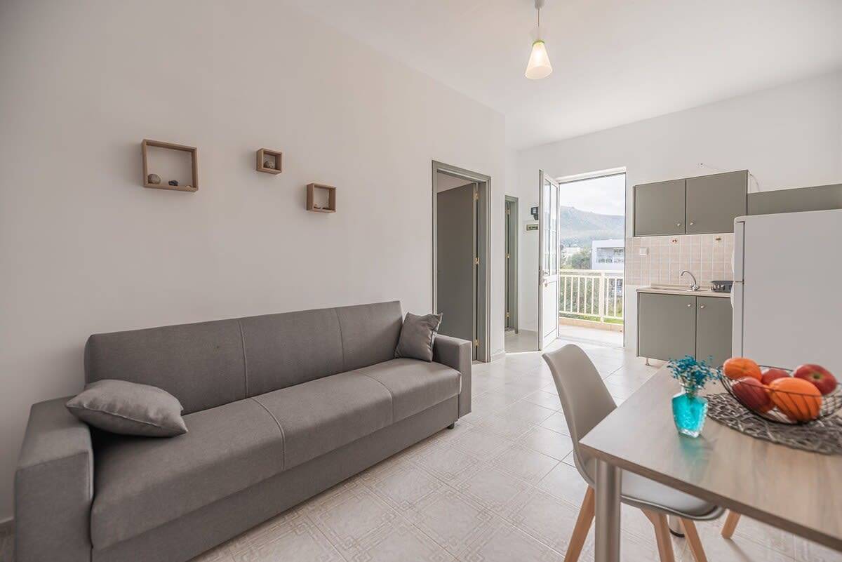 Appartement entier, Appartement de vacances pour 3 personnes avec balcon/terrasse in Archángelos, Rhodes