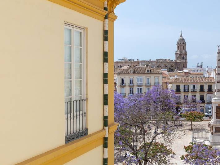 Holiday apartment for 3 people, with balcony, with pets in Málaga Central District