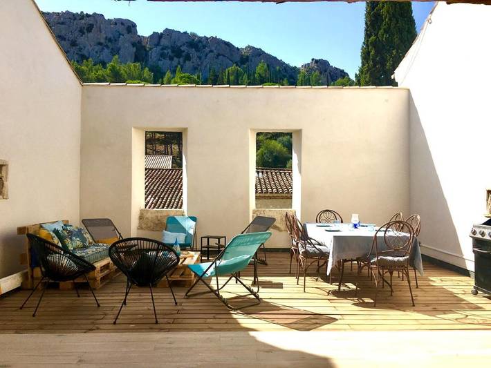 Maison d’hôte pour 2 personnes, avec vue et terrasse à Roquefort-des-Corbières