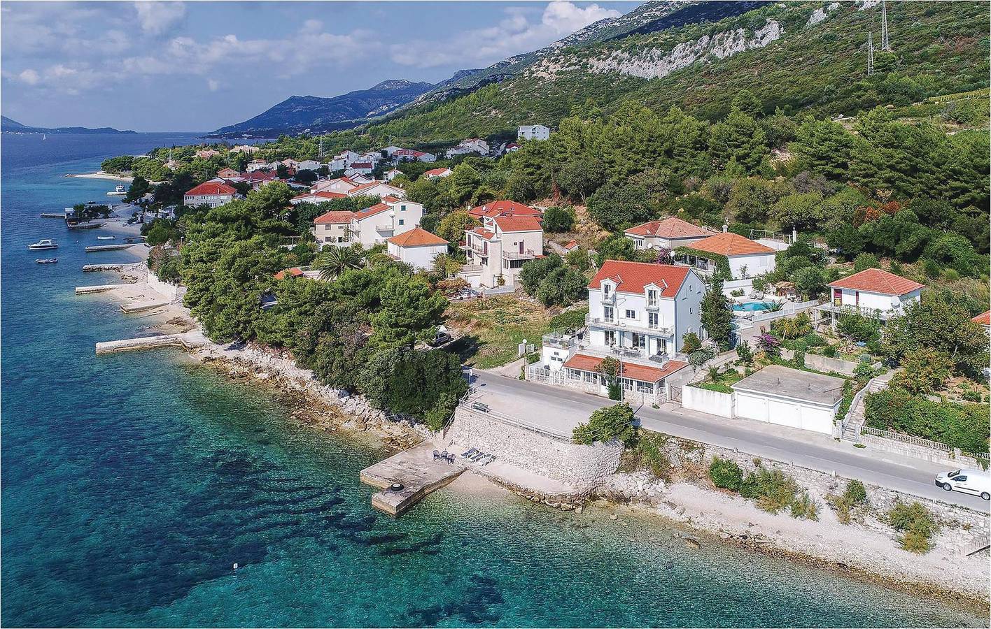 Vakantiehuis voor 20 personen met sauna in Kućište, Pelješac