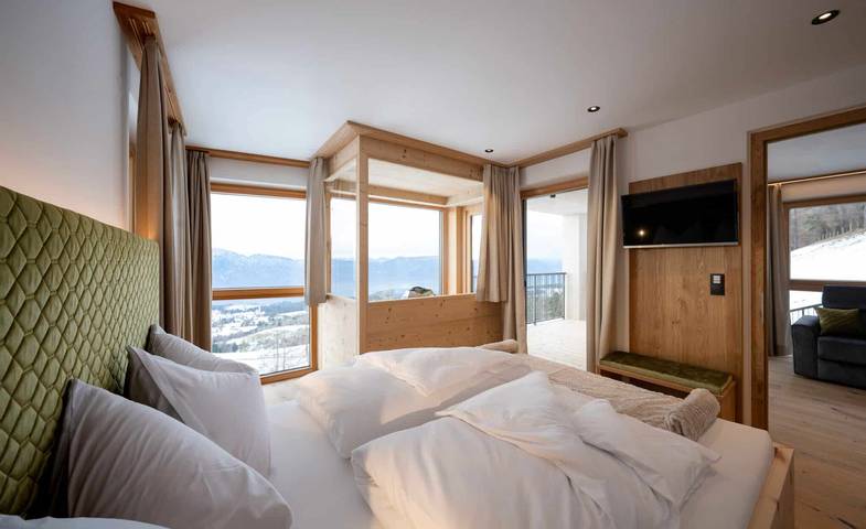 Vakantiewoning voor 6 personen, met balkon en sauna in de Dolomieten