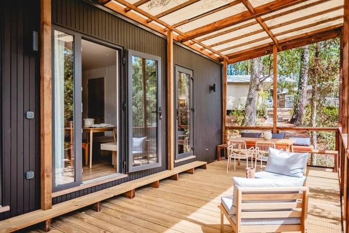 Camping pour 2 personnes, avec sauna ainsi que terrasse et piscine à Seignosse - 4