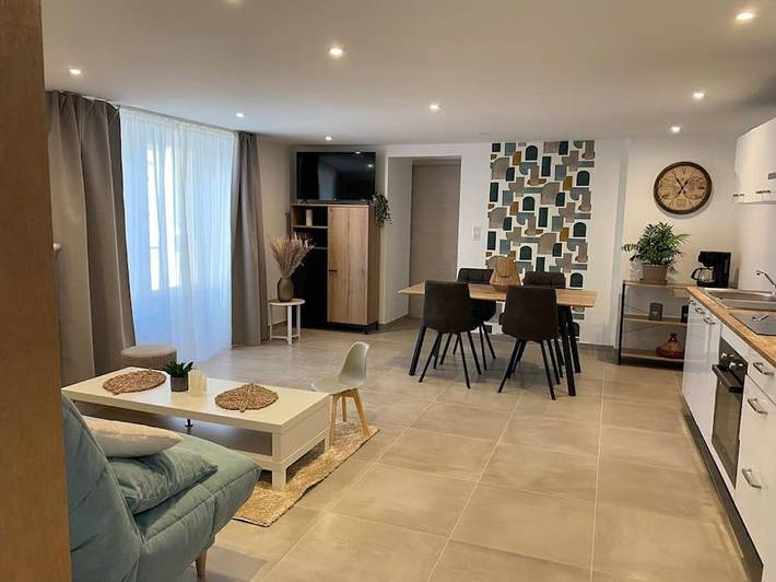 Appartement de vacances pour 4 personnes, avec Terrasse et Jardin